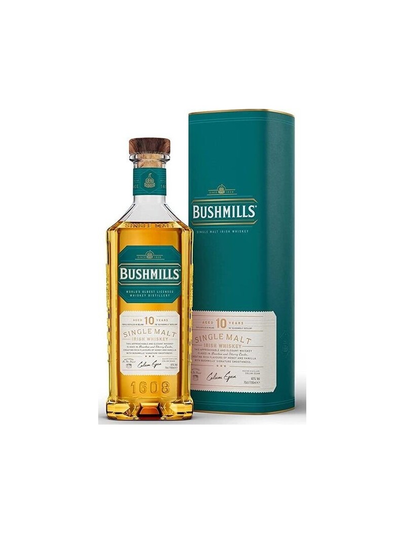 Whiskey Bushmills Single Malt 10 años
