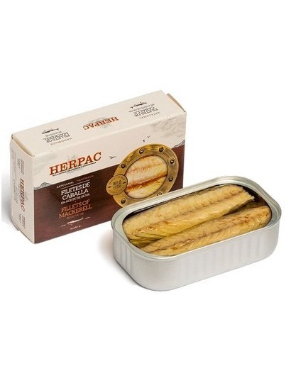 Filetes de Caballa AO 125 gramos Herpac