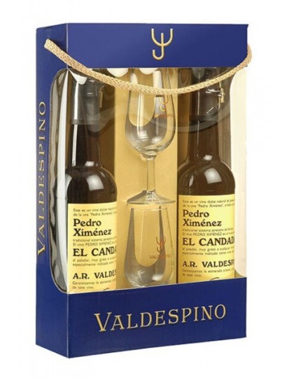 Estuche 2 Botellas PX Candado mas 2 copas