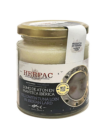 lomo de atun en manteca iberica 250 g herpac